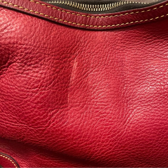 Dooney & Bourke Florentine Leather Side Pocket Hobo - Picture 9 of 12